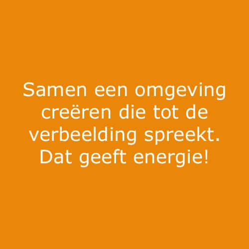 Samen creëren, dat geeft energie